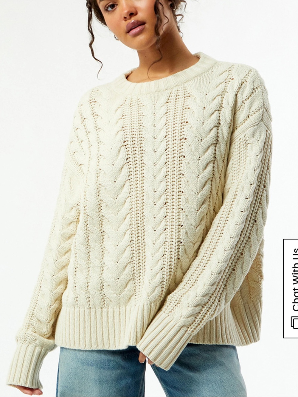 PacSun Rory Cable Knit Sweater - Picture 2 of 2
